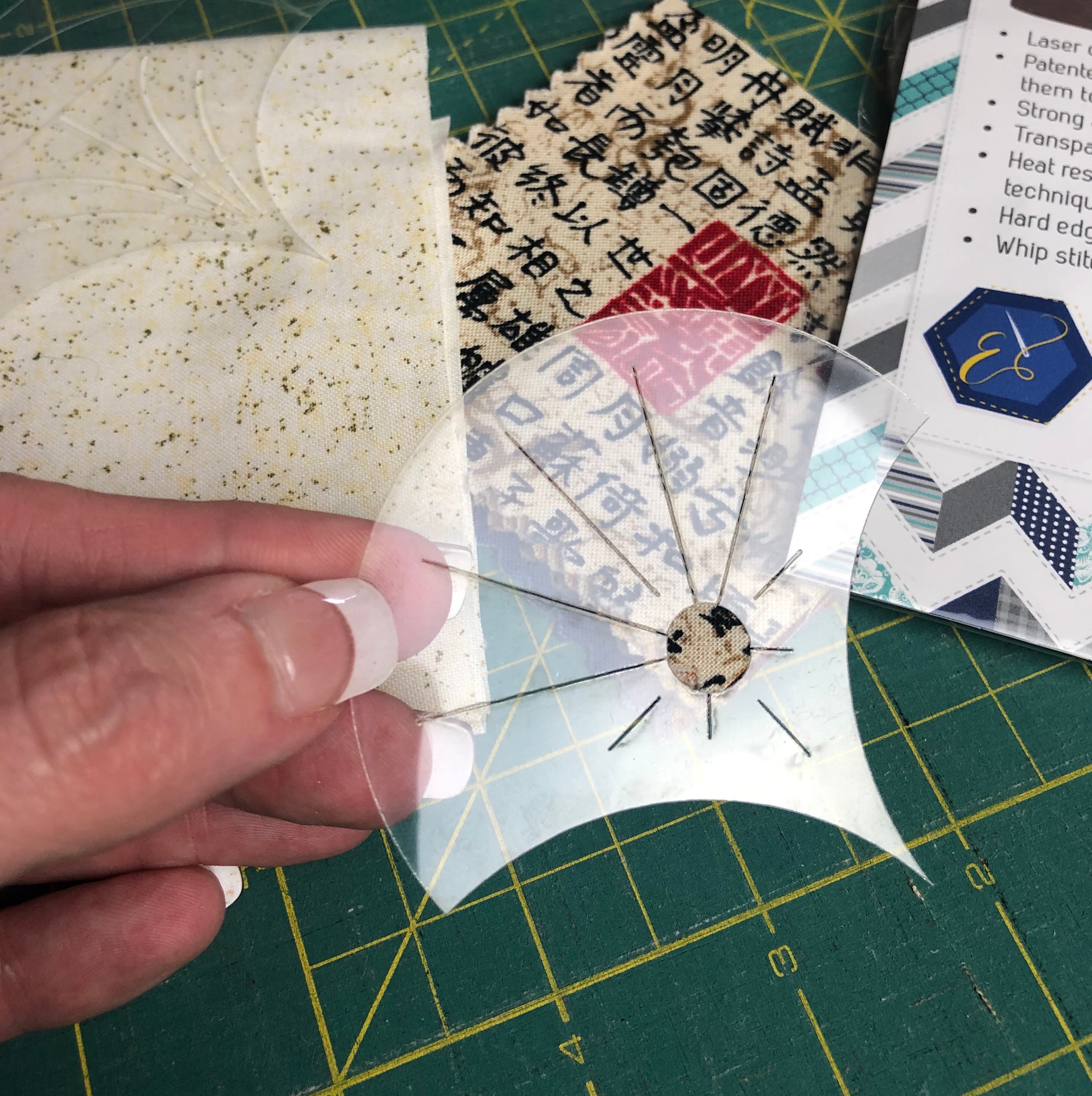 English Paper Piecing Template - Patchwork of the Crosses